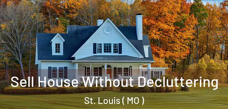  Sell House Without Decluttering St. Louis ( MO )